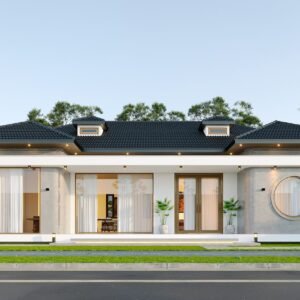 Thi Công Trọn Gói Mẫu Nhà Vườn Mái Nhật