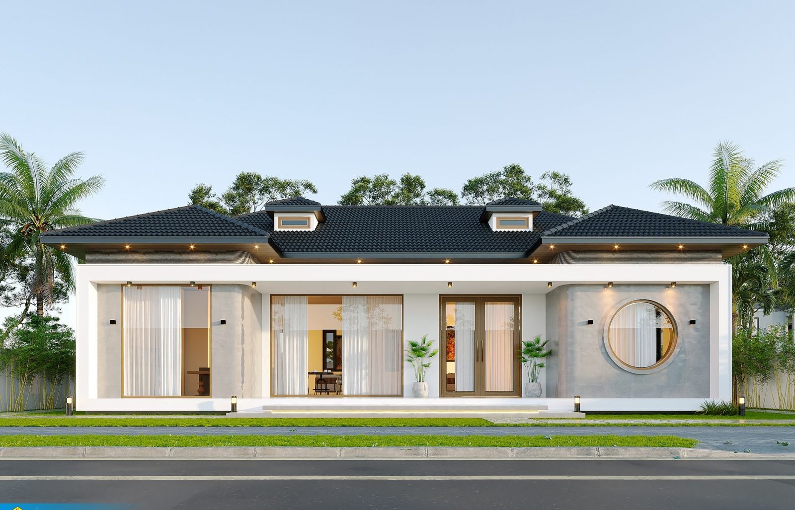 Thi Công Trọn Gói Mẫu Nhà Vườn Mái Nhật