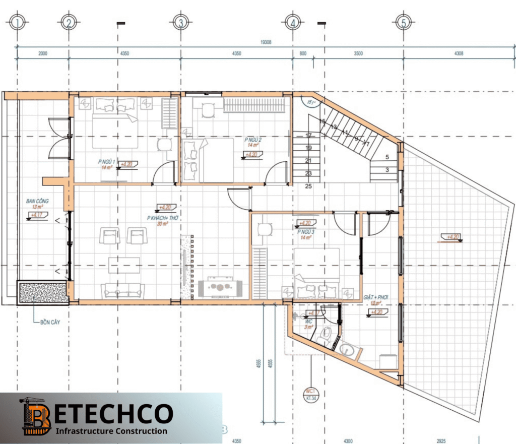 Công ty thiết kế, thi công Betechco