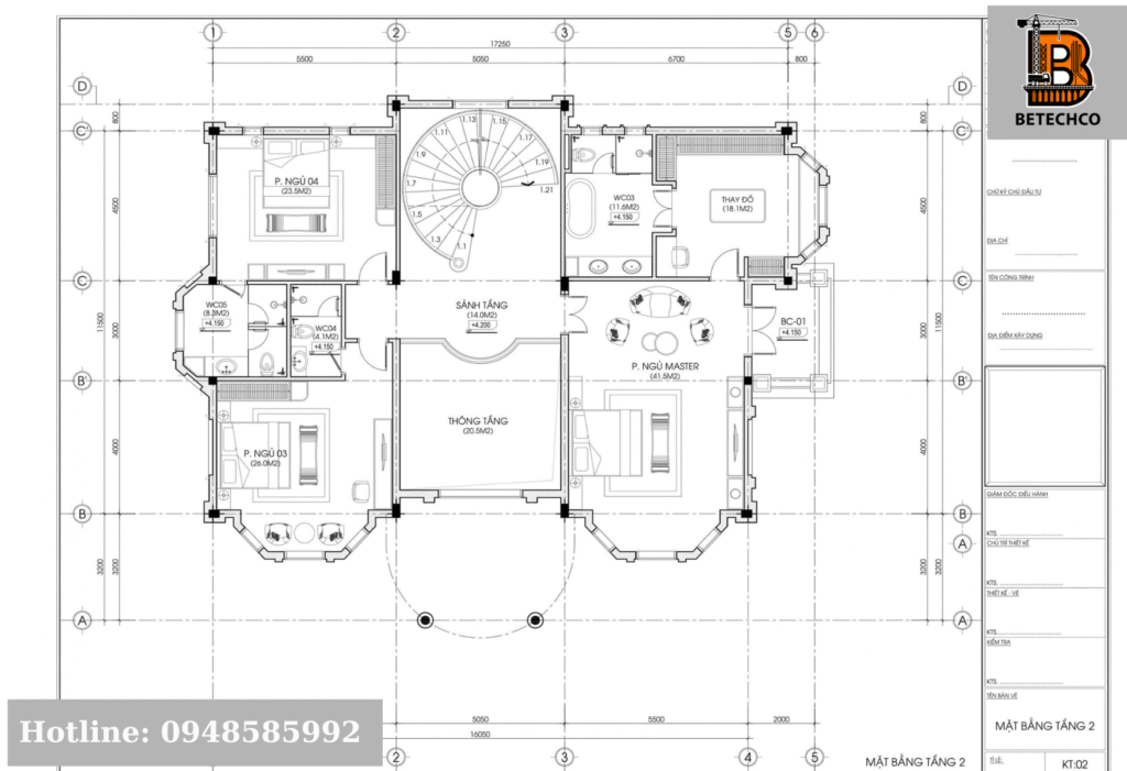 Công ty thiết kế, thi công Betechco