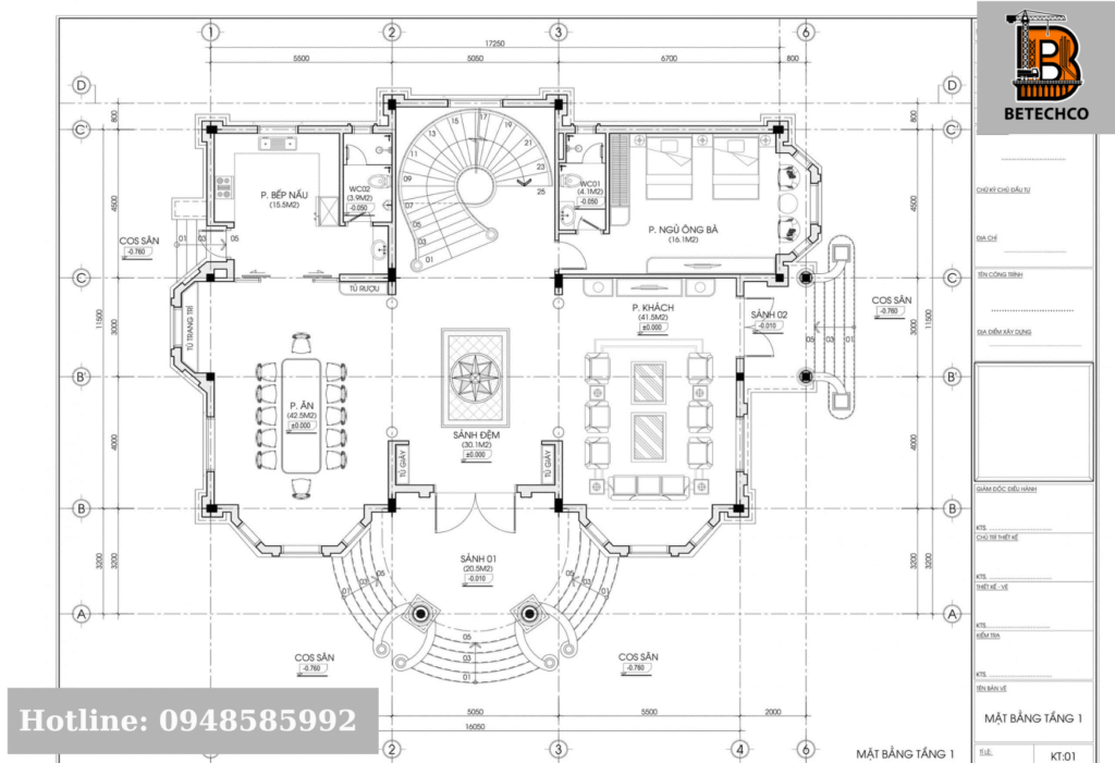Công ty thiết kế, thi công Betechco