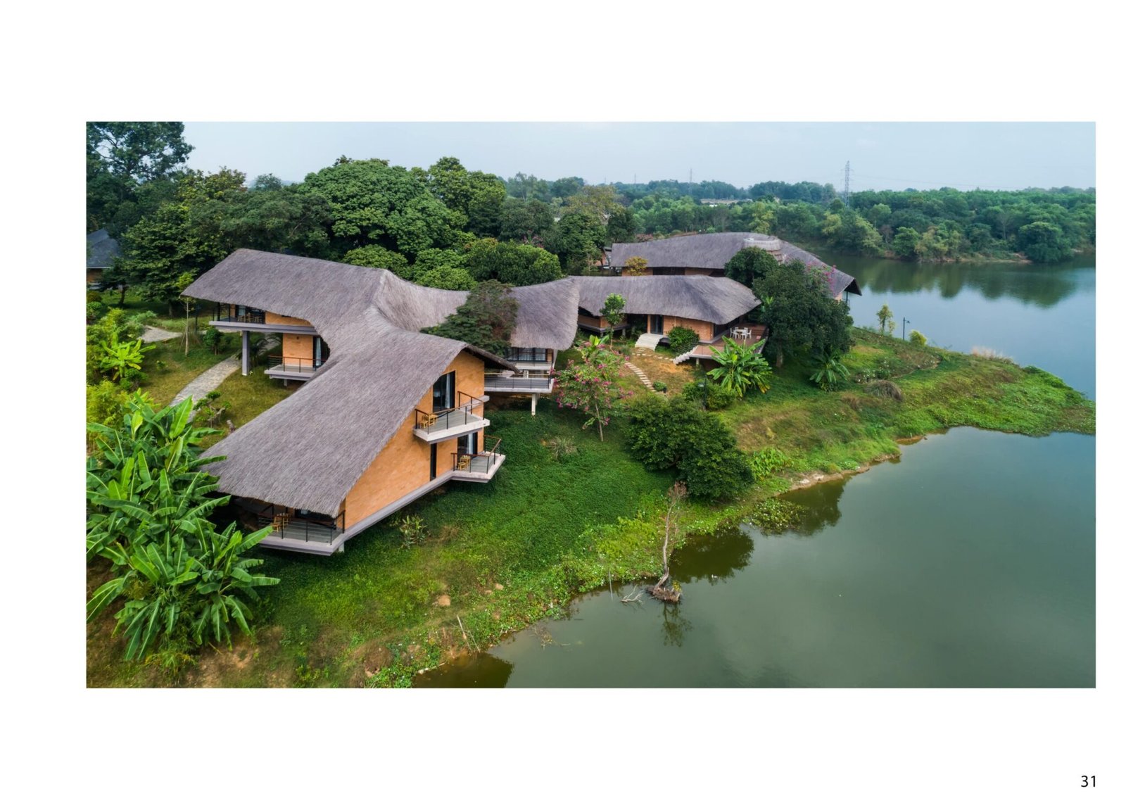 Cảnh quan resort Tomodachi Retreat Resort – Làng Mít