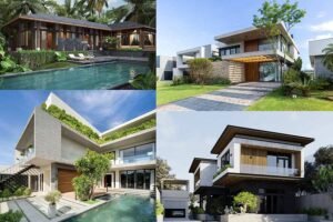 thiết kế và thi công villa
