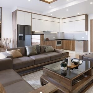 Thiết kế thi công căn hộ C6 Trần Hữu Dực – 140m2 – Anh Hưng