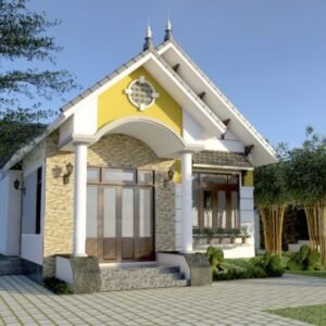 Nhà cấp 4 mái Thái xu hướng kiến trúc mới nhất